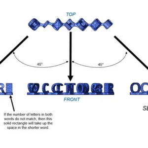 Personalized Dual Name Illusion Art